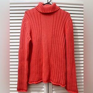 Turtleneck sweater knit | M | ORANGE